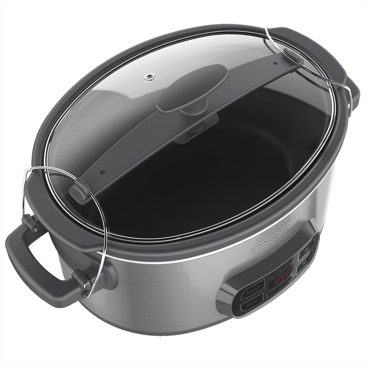 Digital Slow Cooker with 7 Quart Capacity, Stainless Steel G685261