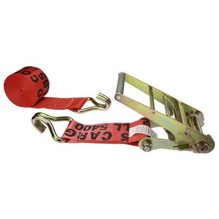 Red Ratchet Strap with Wire Hooks L354591