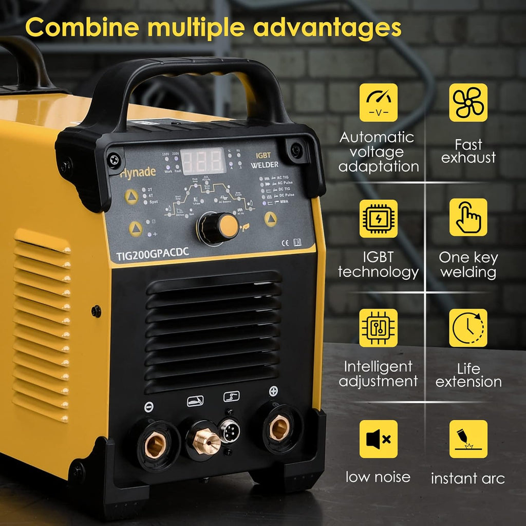200 Amp AC/DC Digital Inverter Tig Welder V879094