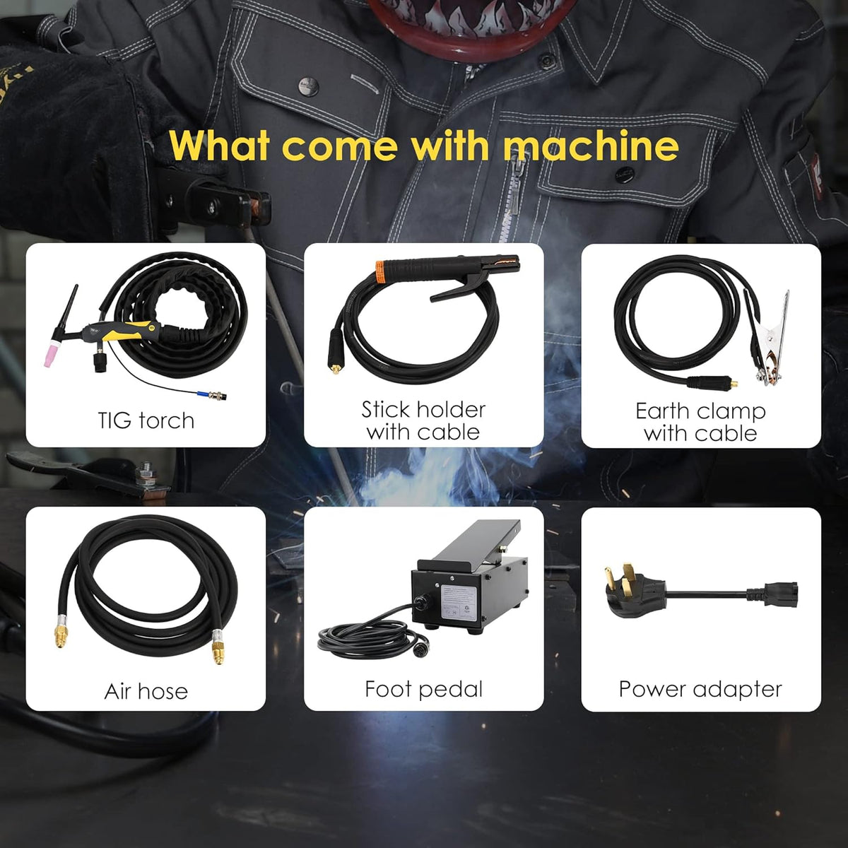 200 Amp AC/DC Digital Inverter Tig Welder V879094