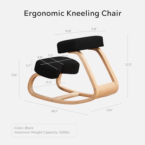 Adjustable Kneeling Chair with Cushion N843