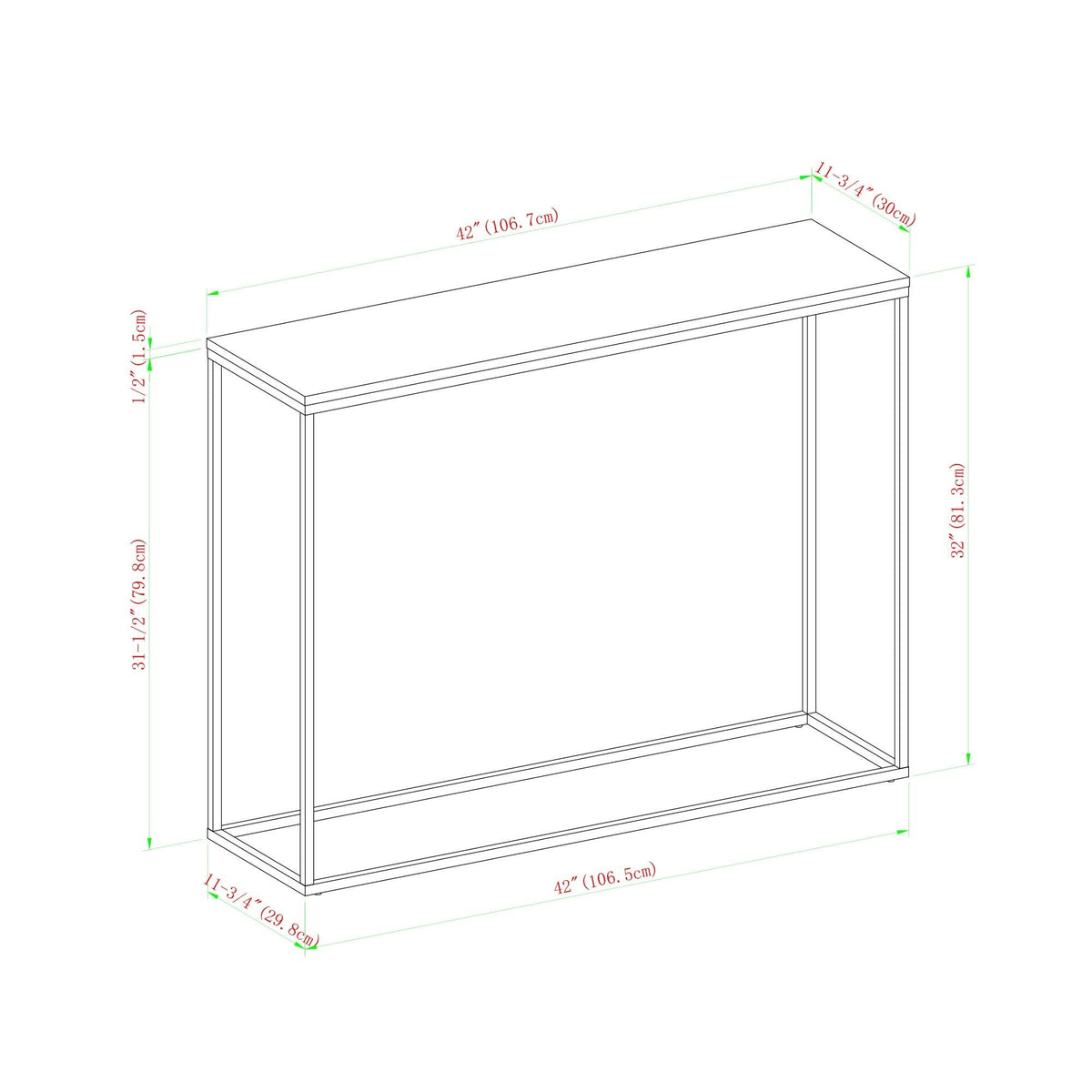 42-Inch Metal Entry Table White Faux Marble Gold Q7847