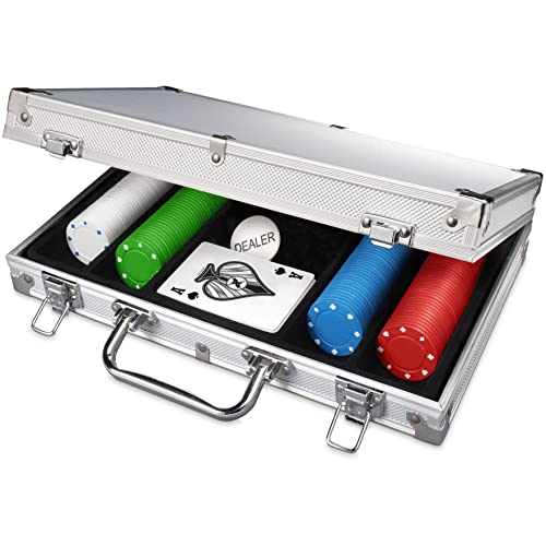 300-Piece Poker Set with Aluminum Carrying Case U645