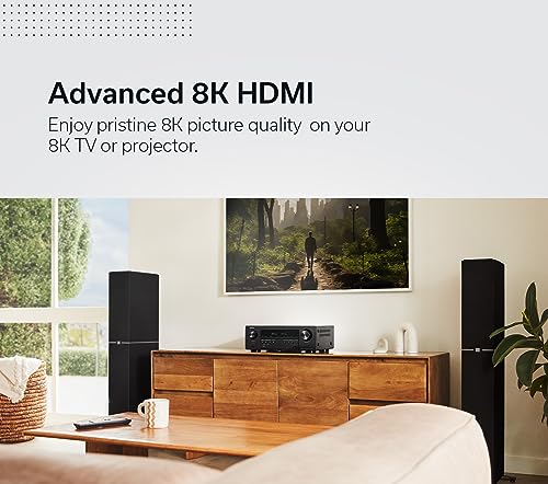 8K Ultra HD 7.2 Channel AV Receiver, Black A882