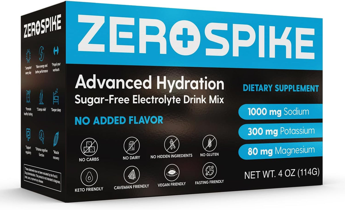 30 Sticks Unflavored Electrolytes Powder Packets H906