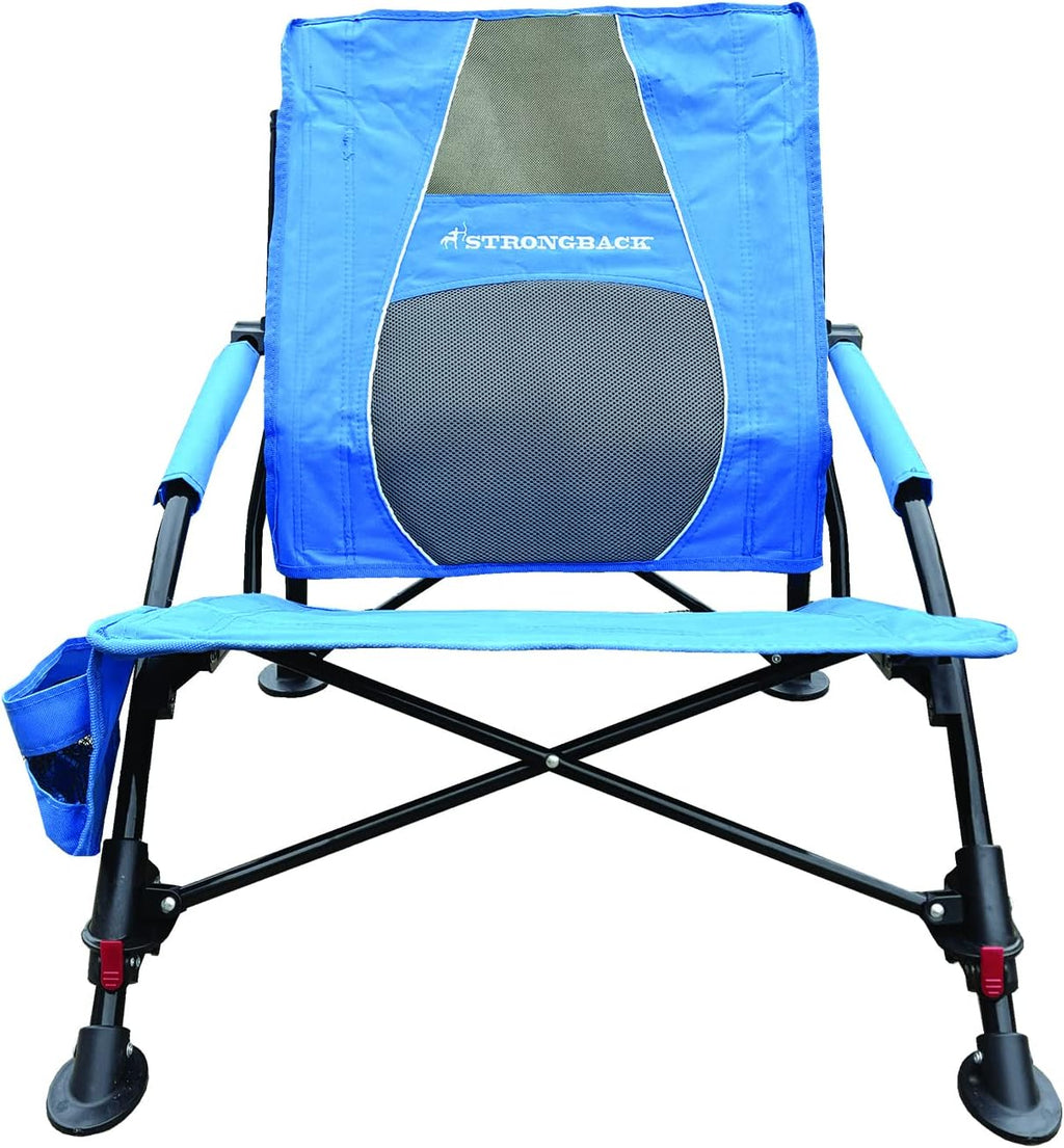 Heavy Duty Portable Recliner Beach Chair with Lumbar Support G216121