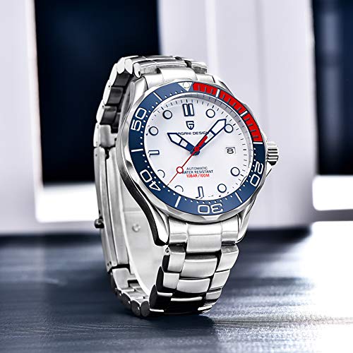 Stainless Steel Automatic Diving Watch with Ceramic Bezel X405
