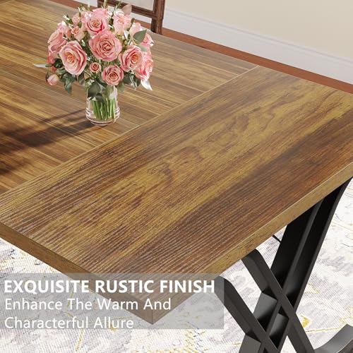63 Inch Rectangle Wood Dining Table W605