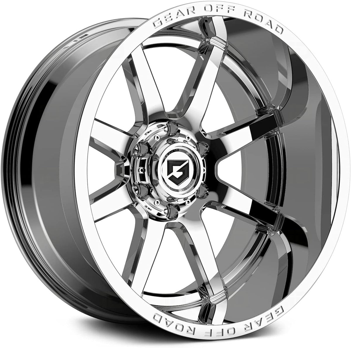 Chrome Wheel Rim 20x10 5x5 -19mm A4300