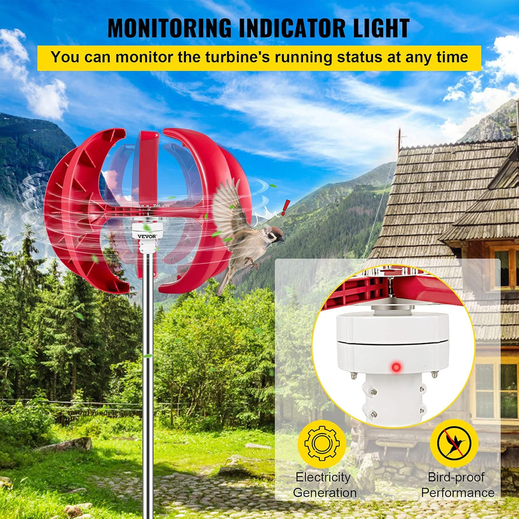 35 Wind Wheel Diameter Vertical Axis Wind Turbine J74609