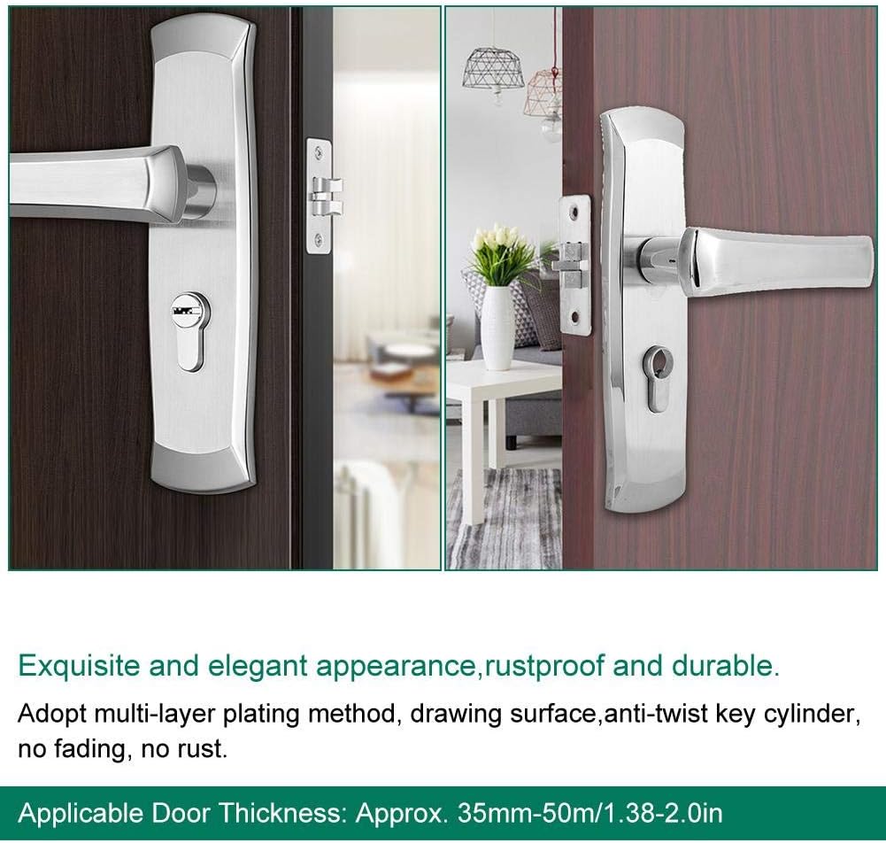 Stainless Steel Dual Tongue Mechanical Door Lock Z2932