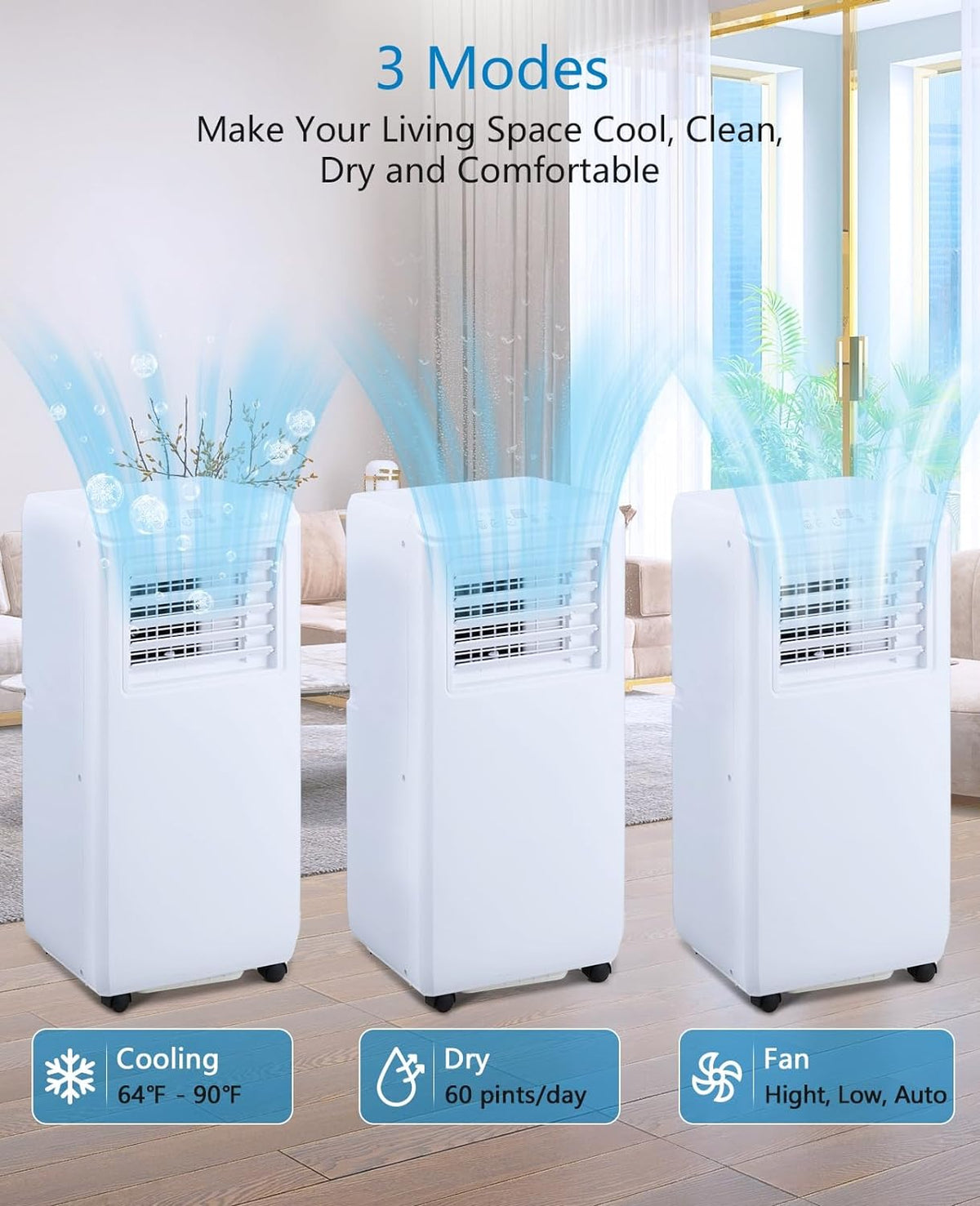 Portable Air Conditioner 10000 BTU with Remote Control G56350