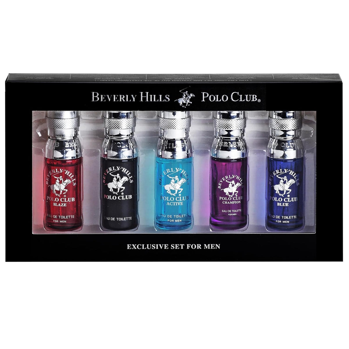 5 Piece Mini EDT Eau De Toilette 0.5oz Gift Set D6835