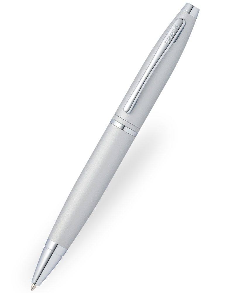 Satin Chrome Ballpoint Pen and Pouch Set Y77064