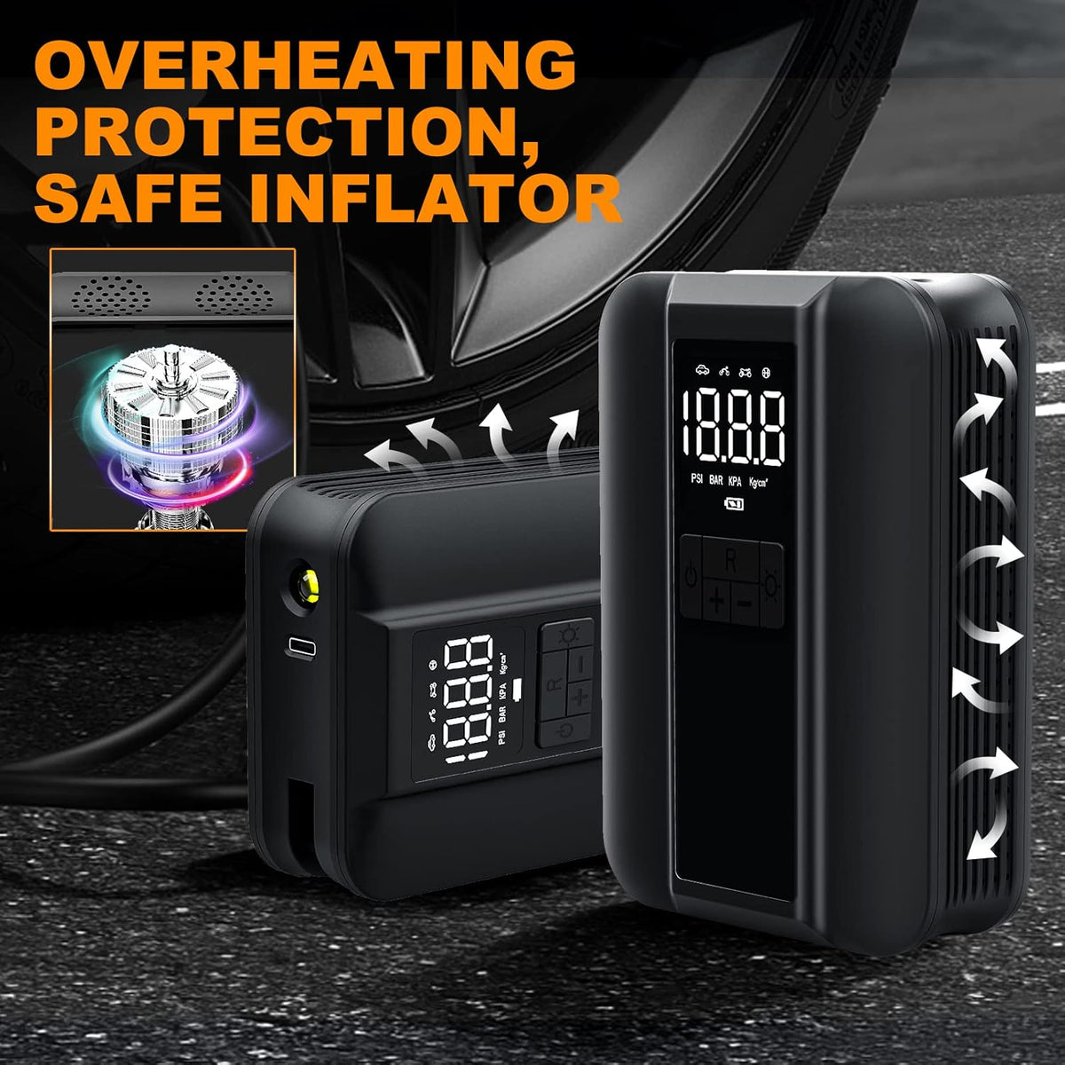 Portable Air Compressor Tire Inflator 150PSI I251522
