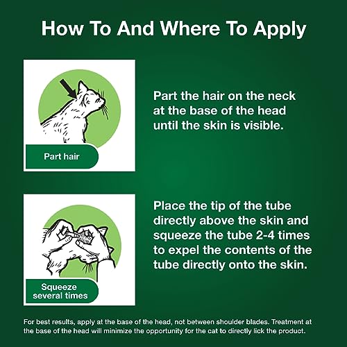 Large Cat Flea Prevention Treatment, 4 Topical Doses G718654