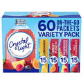 Zero Sugar Flavored Drink Mix Packets Variety Pack 60 Count S58416