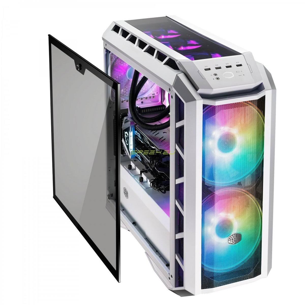 White Mesh Midi Tower G4492