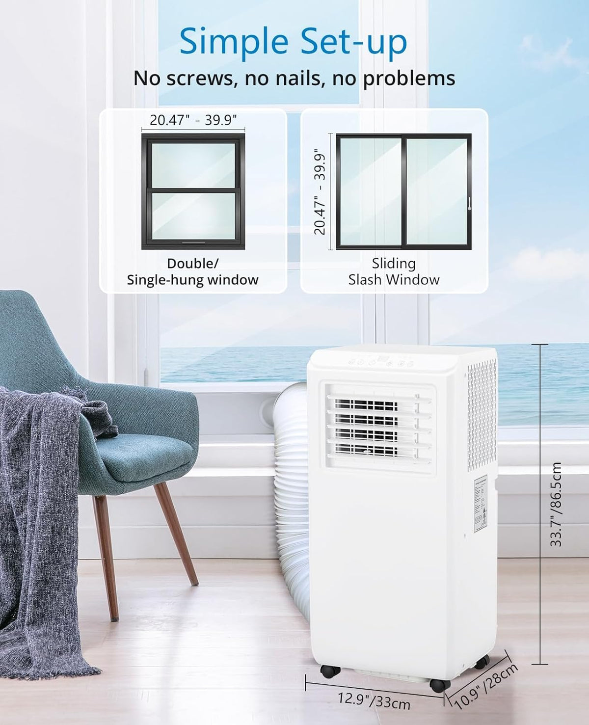 Portable Air Conditioner 10000 BTU with Remote Control G56350