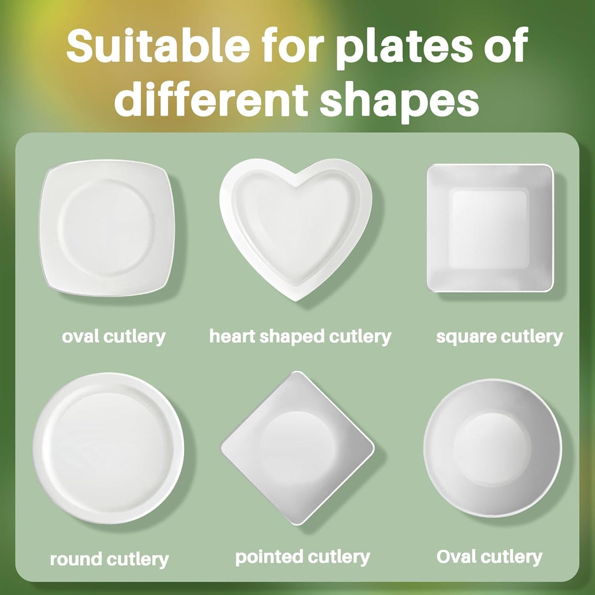 60 Pcs Reusable Elastic Plastic Bowl Covers M307