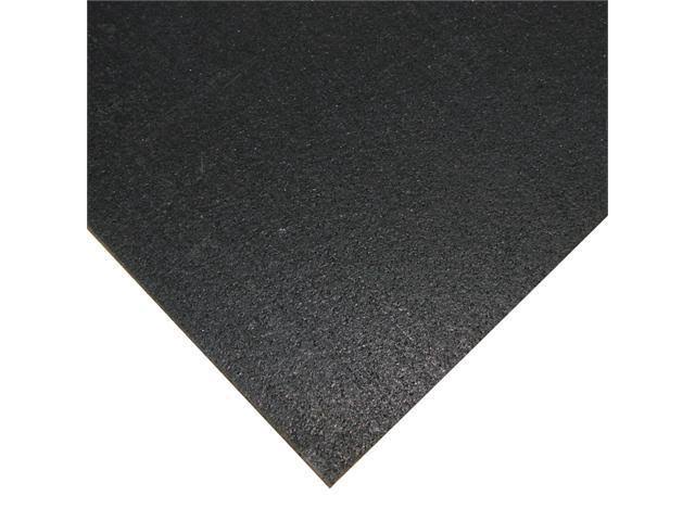 Black 1/4 inch Rubber Flooring O190561