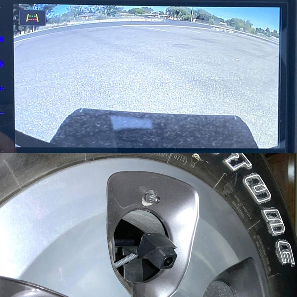 Car Backup Reverse Rear View Spare Tire Mount Camera C603