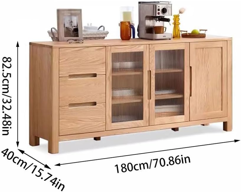 Solid Wood Sideboard Cabinet R385