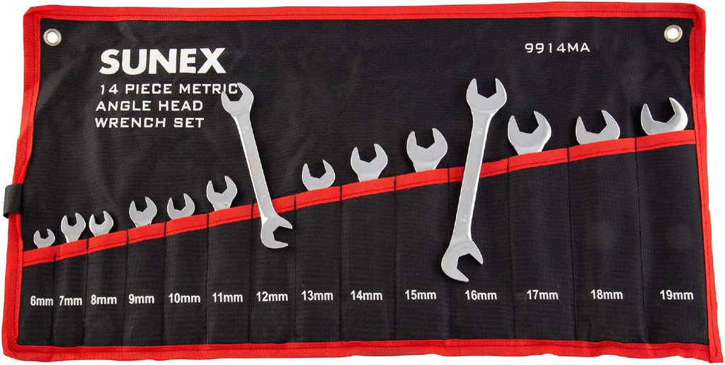 Metric Angle Head Wrench Set, 14-Piece U3629