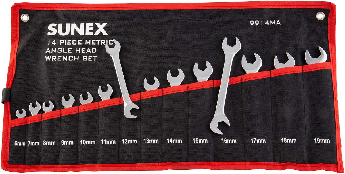 Metric Angle Head Wrench Set, 14-Piece U3629