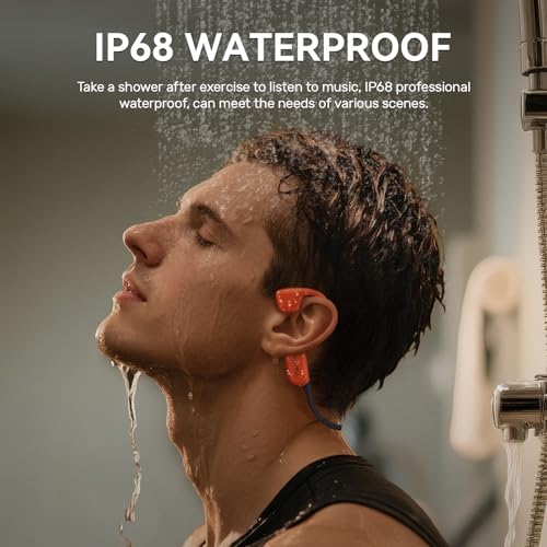 32G Memory Bluetooth 5.4 IP68 Waterproof Open-Ear Sports Headphones S253