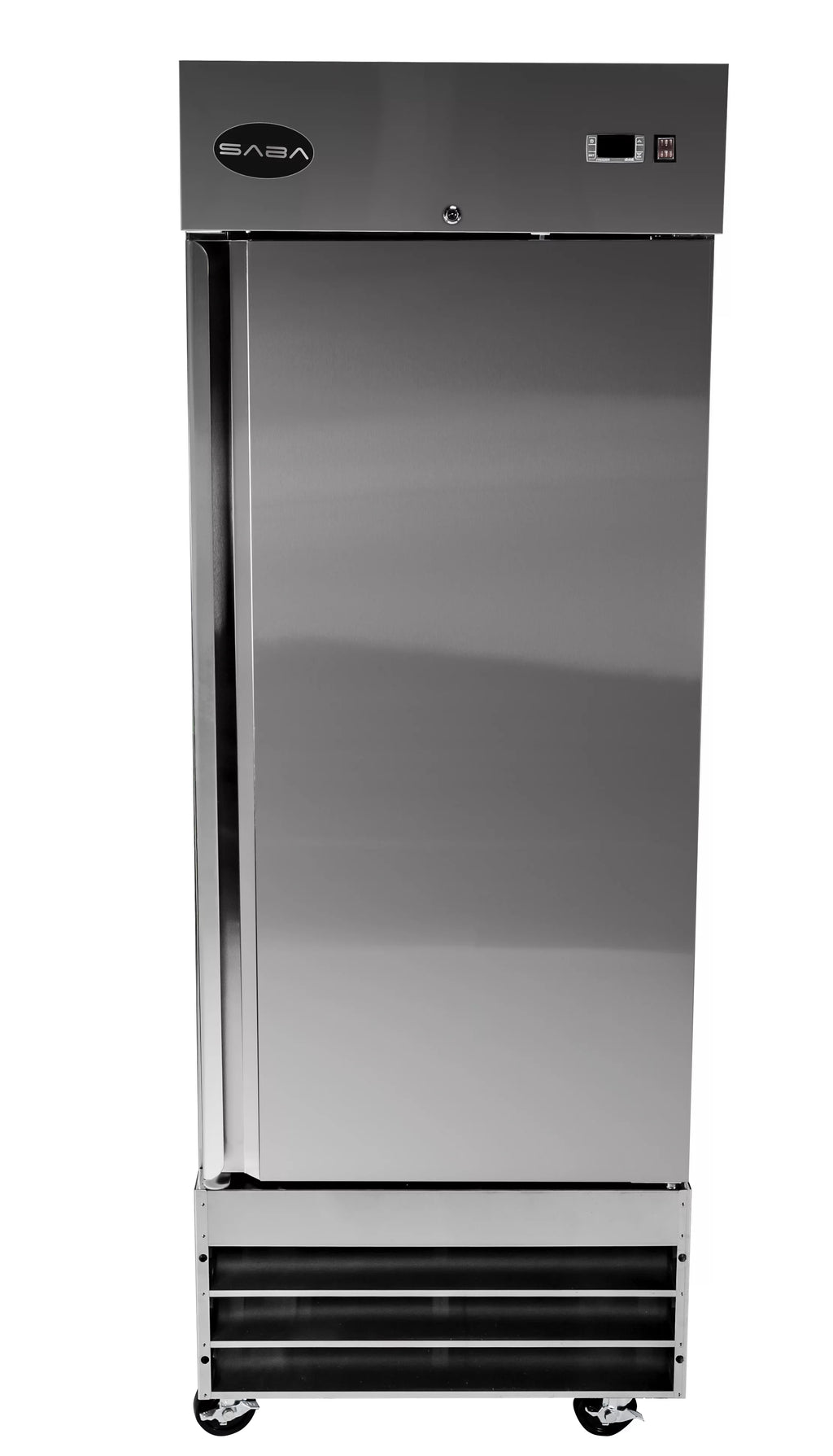 23 cu ft Solid Door Stainless Steel Upright Reach-in Freezer I710