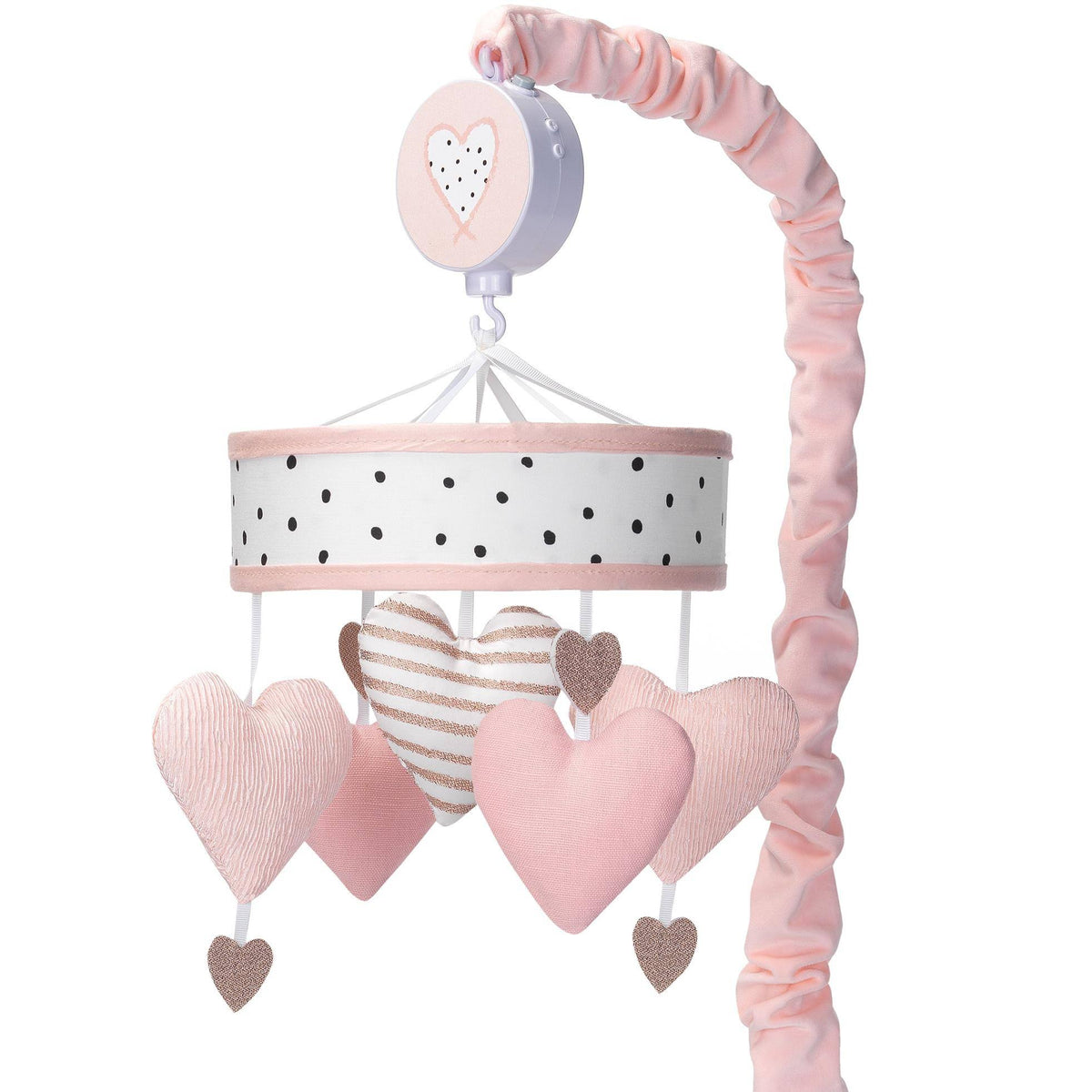Pink White Musical Mobile W71987