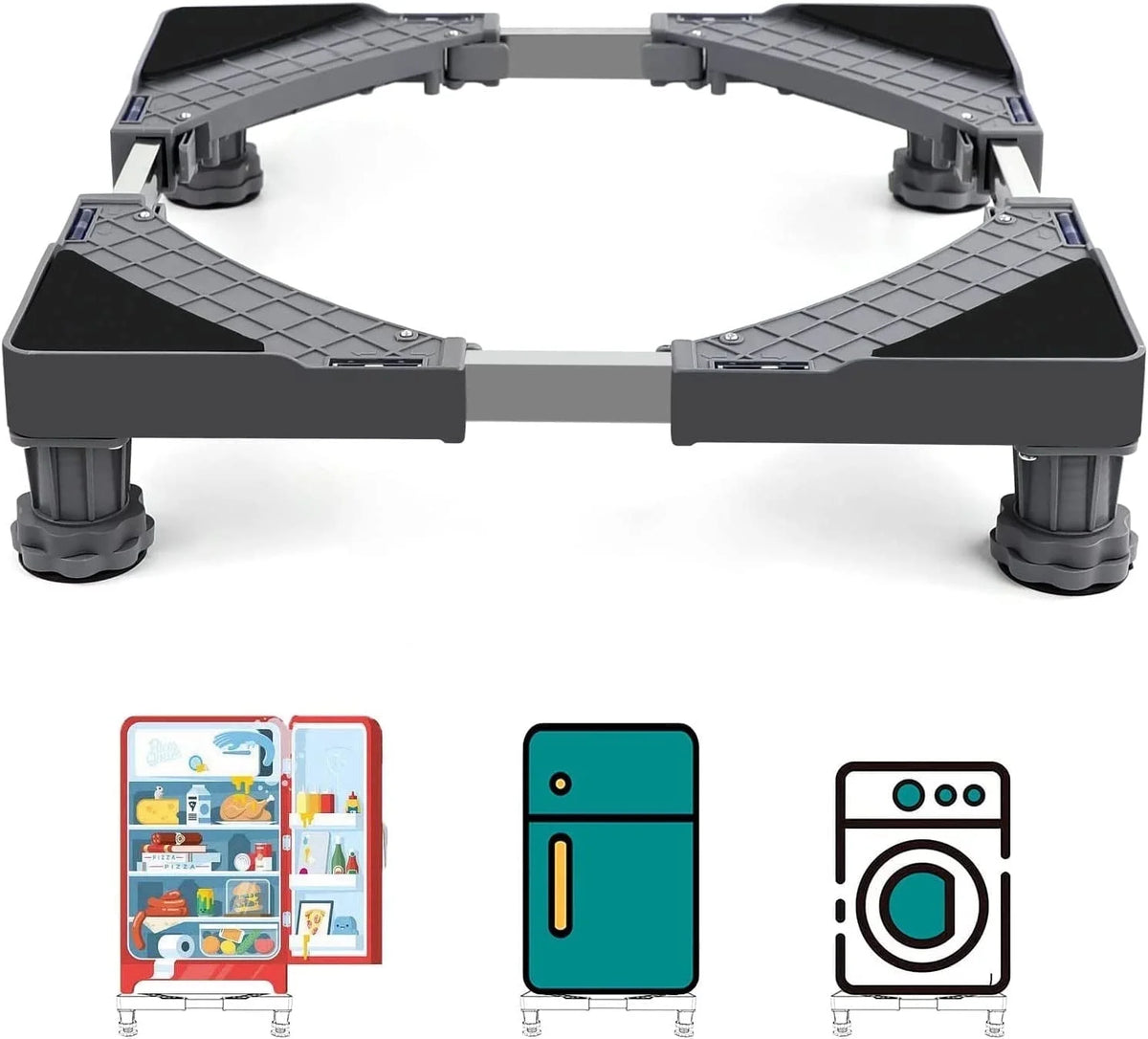 Mini Fridge Stand Washer Dryer Base Appliance Pedestal K3086