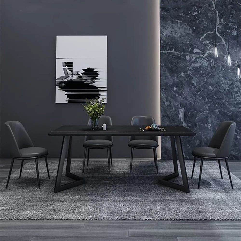 Black Marble Dining Table D143