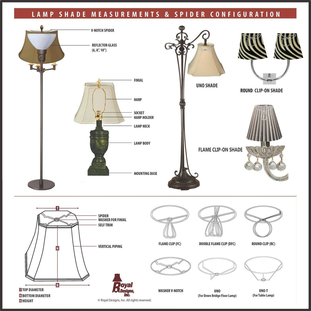 Antique Gold 20x22 Lamp Shade N9127