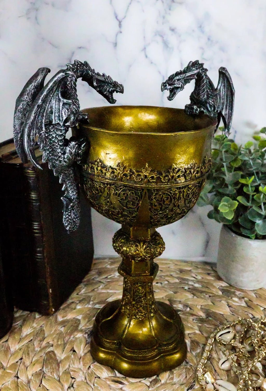 Large Medieval Dual Dragon Handles X50935