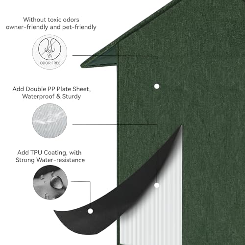 Waterproof Outdoor Cat House with Cushion A760