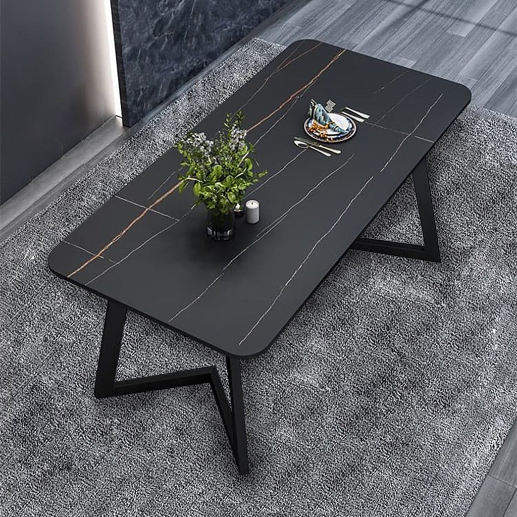 Black Marble Dining Table D143