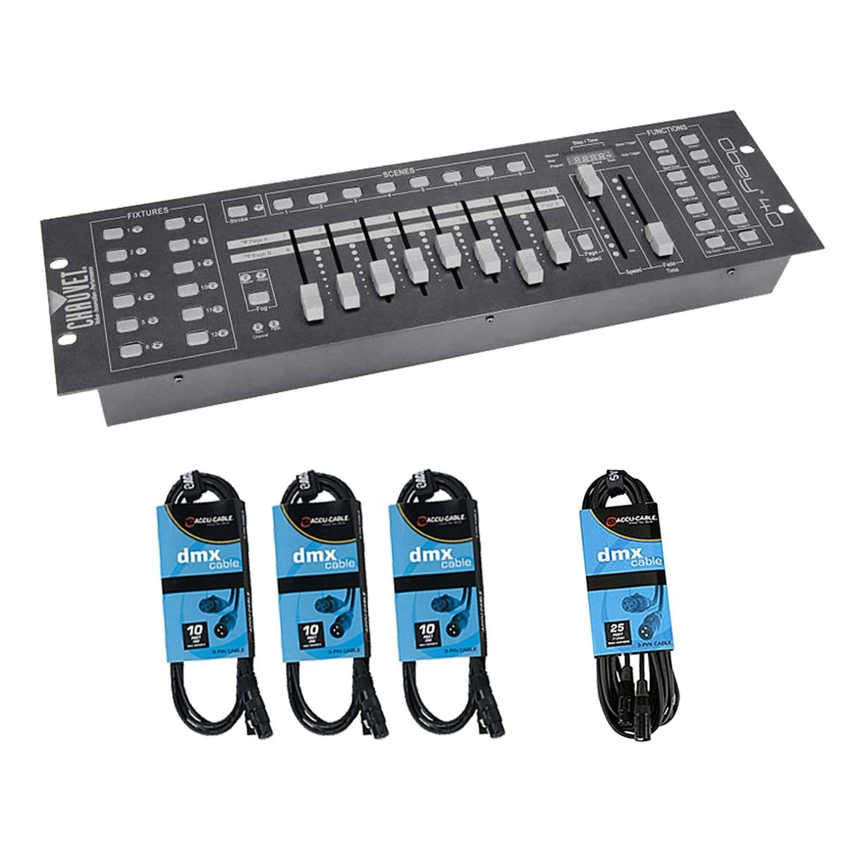 DMX Lighting Controller with Cables Bundle D394078