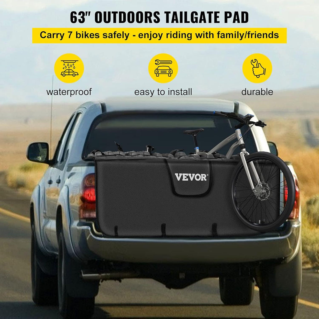 Tailgate Pad for Pickup Truck, 63 Bike Pickup Pad W457