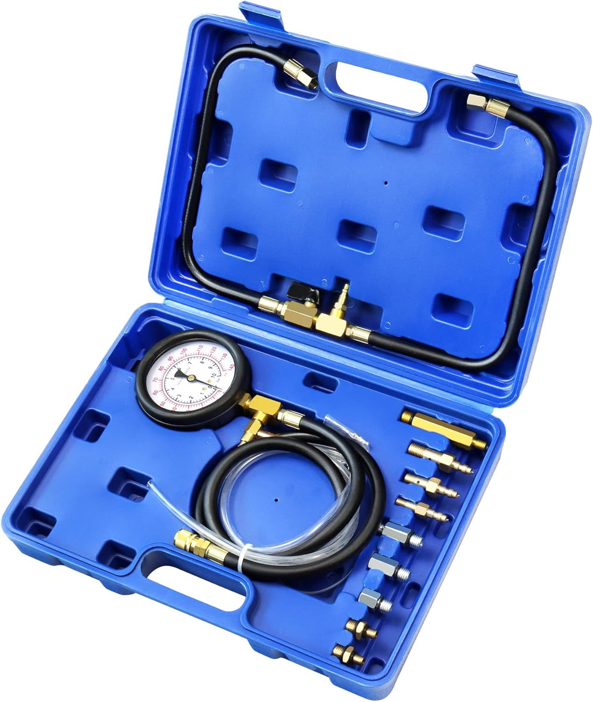 Universal Gas Fuel Injection Pressure Tester Gauge Tool Set P913486