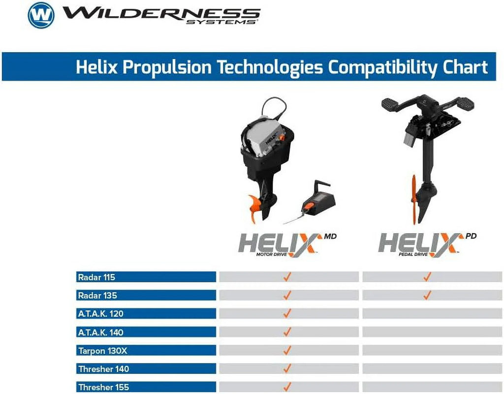 Helix PD Pedal Drive with Rudder R797