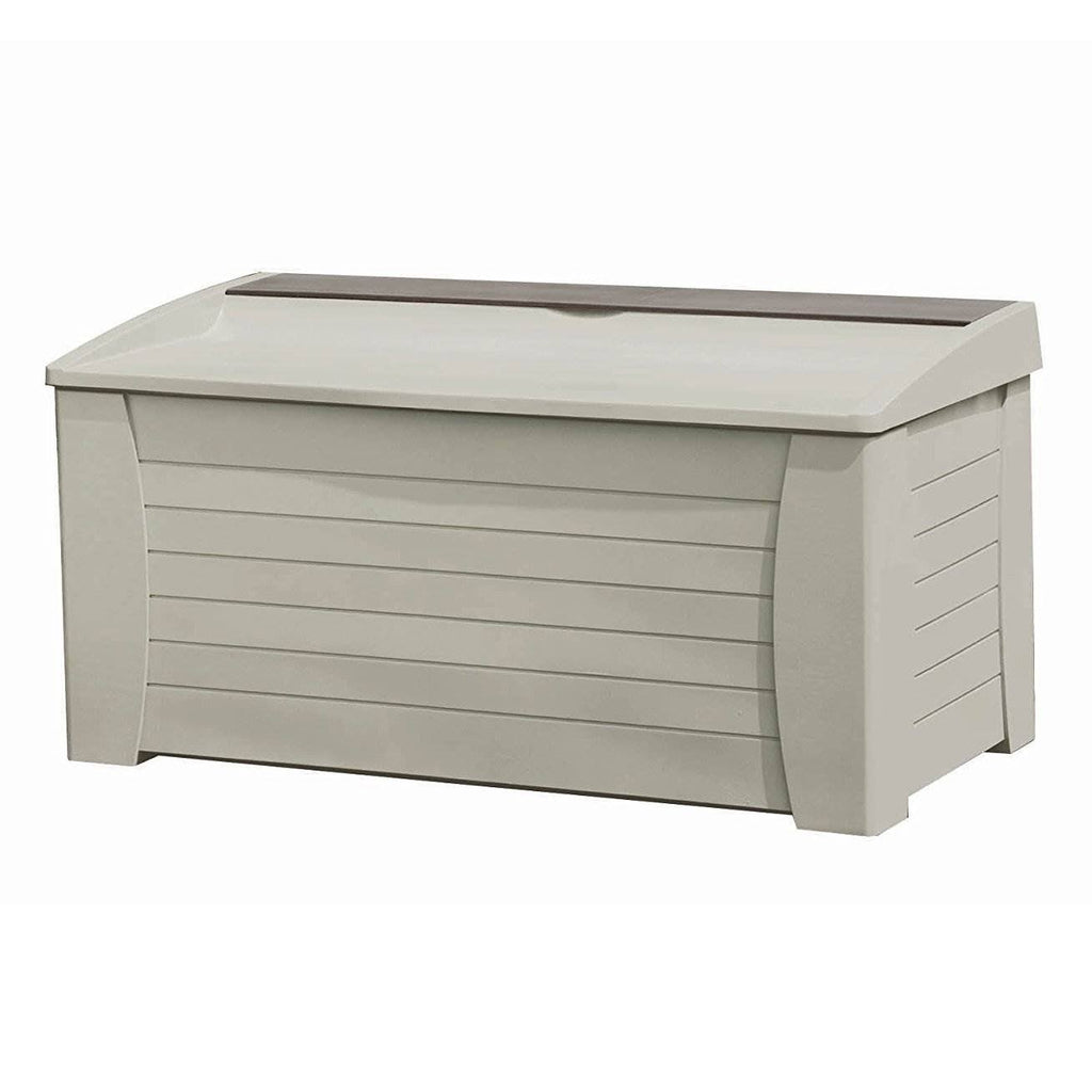Taupe 127 gal Deck Box with Seat I6059