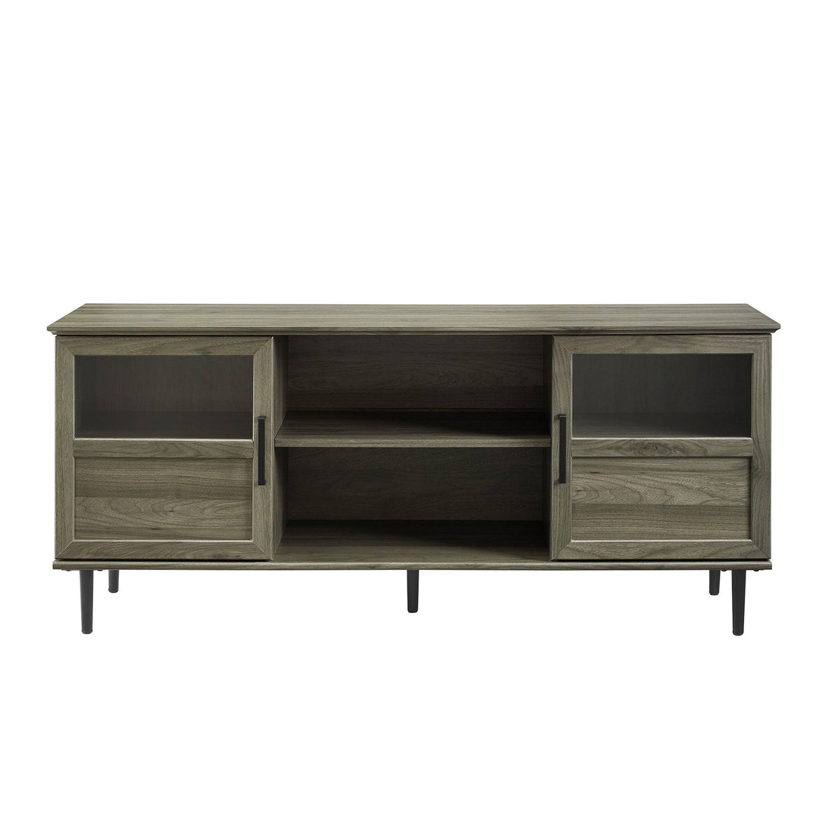 Reclaimed Barnwood 2-Door TV Console B803