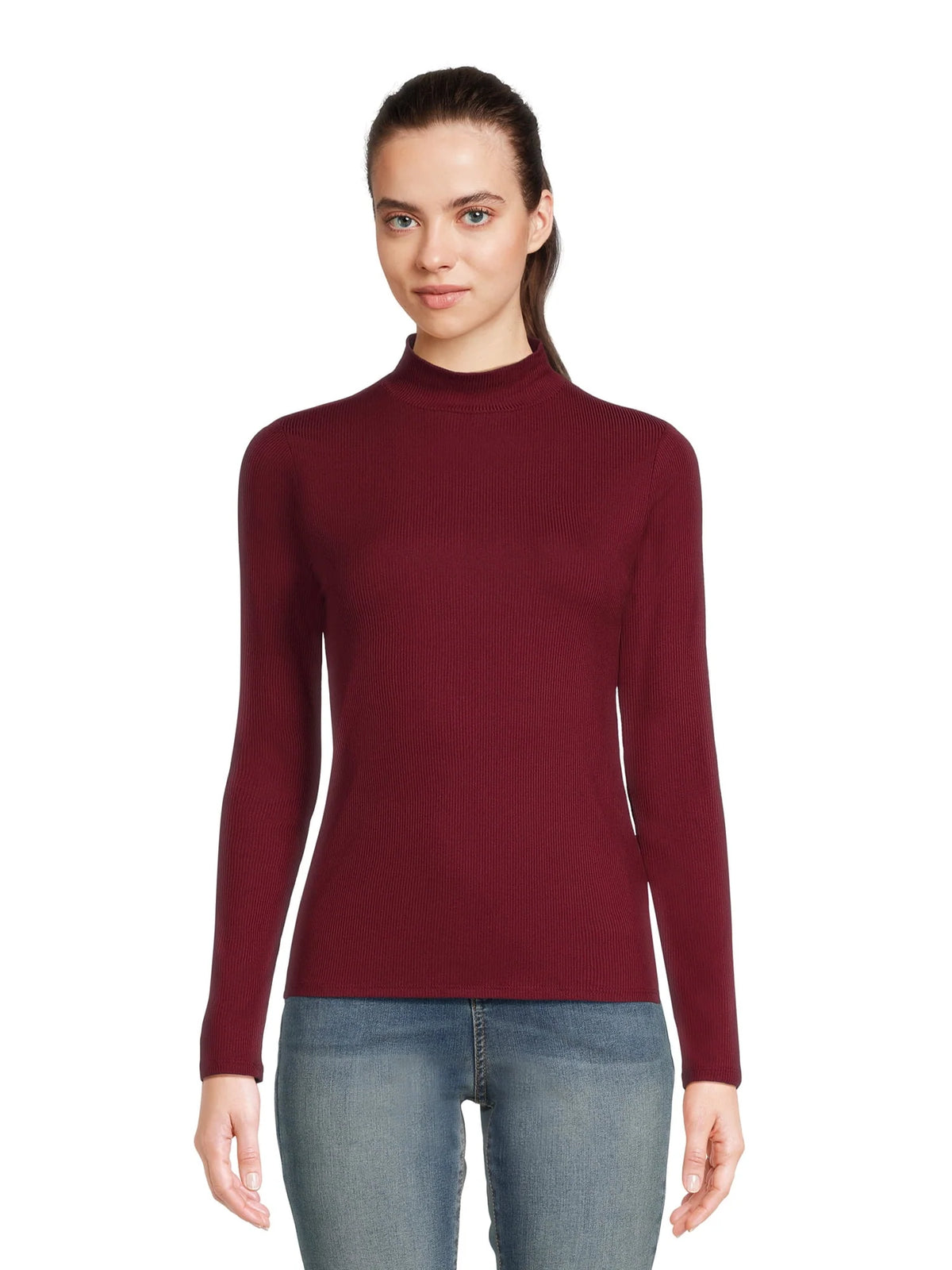 Mock Neck Long Sleeves Top 2-Pack N20585