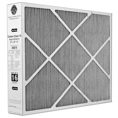 Carbon Coated MERV 16 20x25x5 Air Filter O8359