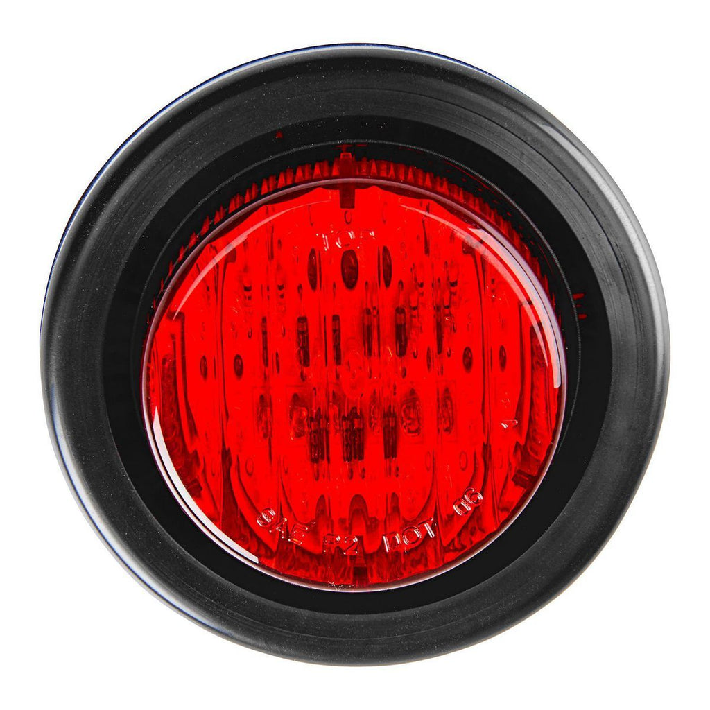 2 in. Round Red LED Marker Trailer Tail Light V2790