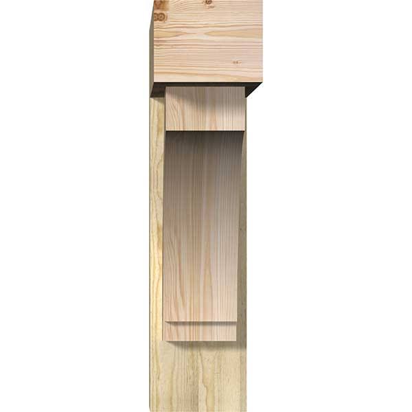 Rough Sawn Bracket with Offset Brace, Douglas Fir G406938