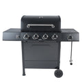 4-Burner Propane Gas Grill with Side Burner J76436