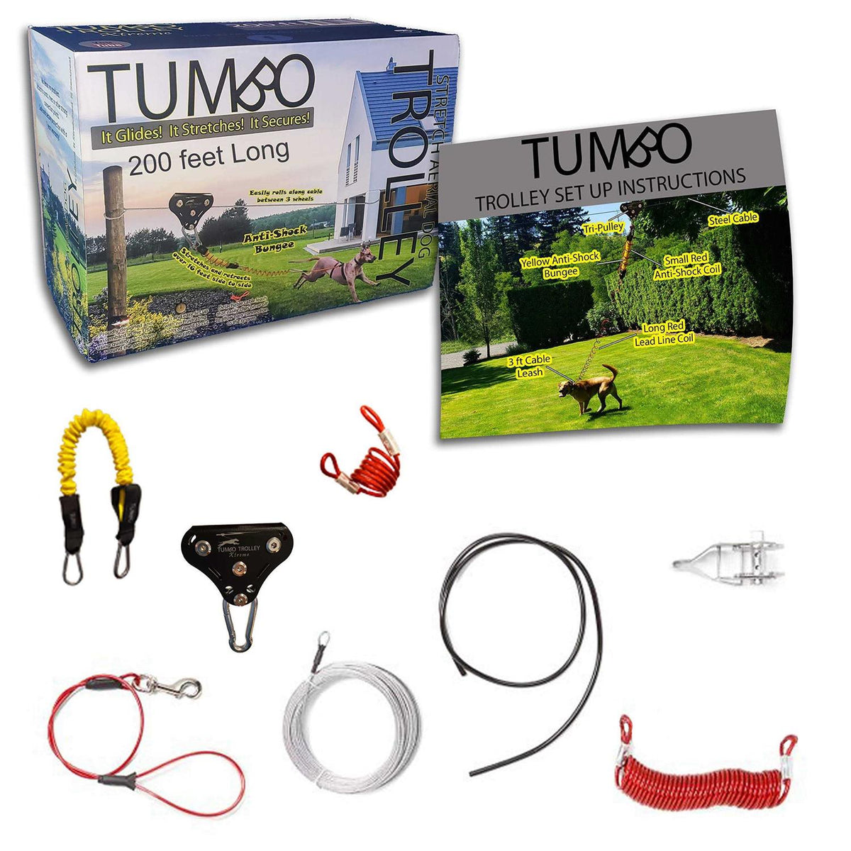 Anti-Shock Aerial Dog Runner U9570